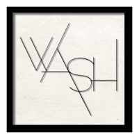 Wash Metal Wall Art, 13"