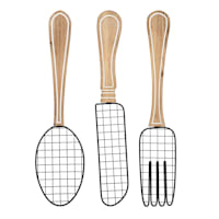 3-Piece Utensils Wall Art, 5x20