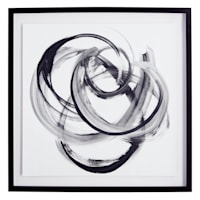 Crosby St. Glass Framed Abstract Print Wall Art, 25"