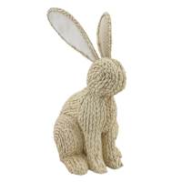 Honeybloom Braided Jute Rabbit, 18"