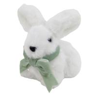 Providence White Faux Fur Easter Bunny, 5.5"
