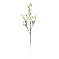 Willow Crossley White Waxflower Floral Spray, 30"
