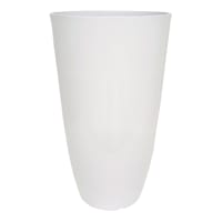 Nora White Outdoor Planter, Medium