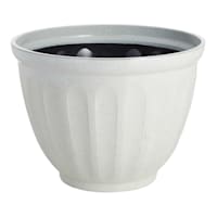 Providence White Siena Outdoor Planter, Large