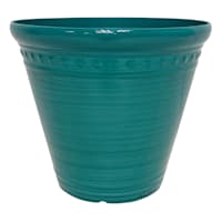 Aqua Blue Pearl Outdoor Planter, 7"