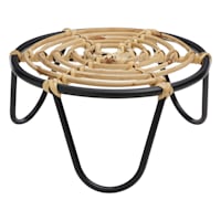 Found & Fable Bamboo & Metal Plant Stand, Small