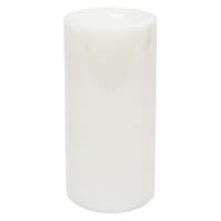 Willow Crossley White Unscented Pillar Candle, 3x6