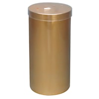 Willow Crossley Gold Unscented Pillar Candle, 3x6