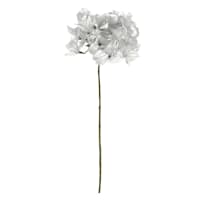 Metallic Silver Hydrangea Floral Stem, 21"