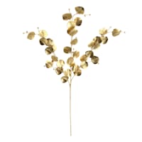 Gold Metallic Eucalyptus Spray, 31"