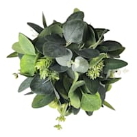 Eucalyptus Kissing Ball with Jute Hanger, 8"