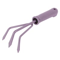 Hand Rake Garden Tool, Light Purple