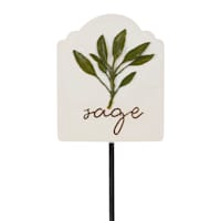 Honeybloom Sage Herb Marker Garden Stake, 6.5"