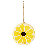 Sunny Club Lemon Slice Birdhouse, 5.5"