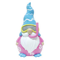 Sunny Club Scuba Gnome Outdoor Garden Statue, 13.5"