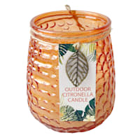 2-Wick Orange Citronella Jar Candle, 18oz