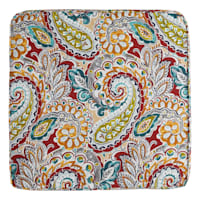 Paisley Chili Outdoor Deep Seat Cushion