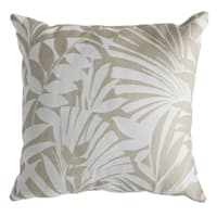 Natural Royal Palm Premium Oversized Square Outdoor Throw Pillow, 20"