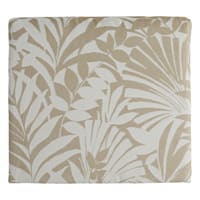 Natural Royal Palm Premium Outdoor Square Seat Cushion