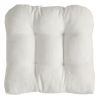 Tristan Heather Premium White Outdoor Wicker Seat Cushion