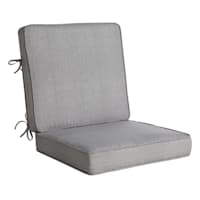 2-Piece Tahiti Silver Outdoor Deep Seat Cushion