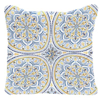 Castille Multicolor Tufted Outdoor Back Cushion