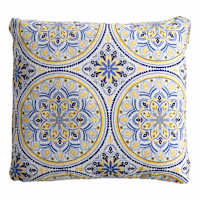 Castille Multicolor Outdoor Corded Back Cushion