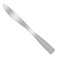 Percy Dinner Knife, Satin Silver