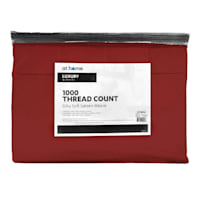 6-Piece Red 1000 Thread Count Luxury Sheet Set, King