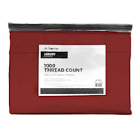 6-Piece Red 1000 Thread Count Luxury Sheet Set, Queen