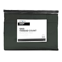 6-Piece Charcoal Grey 1000 Thread Count Luxury Sheet Set, Queen