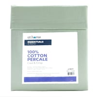 4-Piece Green 200 Thread Count Essentials Sheet Set, Full