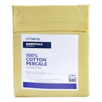 4-Piece Pale Banana 200 Thread Count Essentials Sheet Set, Full