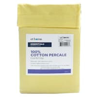 2-Piece Pale Banana 200 Thread Count Essentials Pillowcase Set, Standard