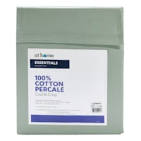 3-Piece Green 200 Thread Count Essentials Sheet Set, Twin