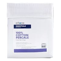 3-Piece White 200 Thread Count Cotton Essentials Sheet Set, Twin