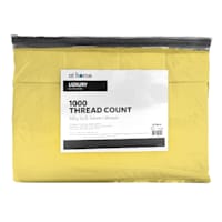 6-Piece Jojoba Yellow 1000 Thread Count Cotton Blend Sheet Set, Queen