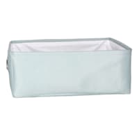 Green Rectangle Fabric Storage Basket, Large