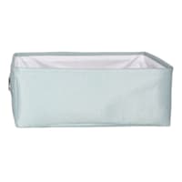 Green Rectangle Fabric Storage Basket, Small