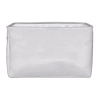 Light Grey Rectangle Fabric Storage Basket, Large
