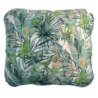 Sanya Blue Outdoor Corded Back Cushion