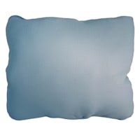 Light Blue Corded Outdoor Back Cushion