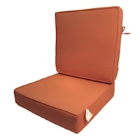 2-Piece Terracotta Outdoor Deep Seat Cushion