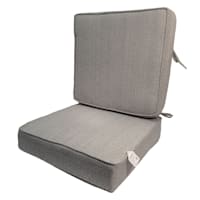2-Piece Fiddlestix Linen Premium Outdoor Deep Seat Cushion