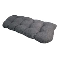 Fiddlestix Dark Grey Premium Outdoor Wicker Settee Cushion