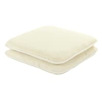 2-Pack Beige Corded Outdoor Chair Pad