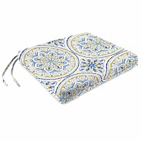 Castille Multicolor Outdoor Square Seat Cushion