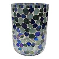 9In Blue Pebble Mosaic Hurricane