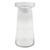 Ty Pennington Clear Glass Pillar Candle Holder, 14"