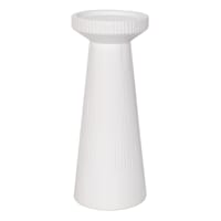 Ty Pennington White Ceramic Candle Holder, 10"